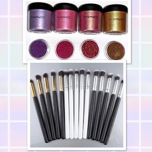 🔥LAST ONE🔥M•A•C Pigments + Brush Set💎